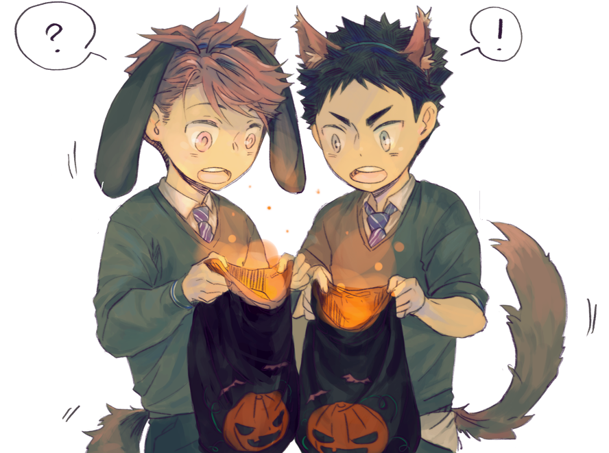 Haikyuu Halloween Surprise PNG Image