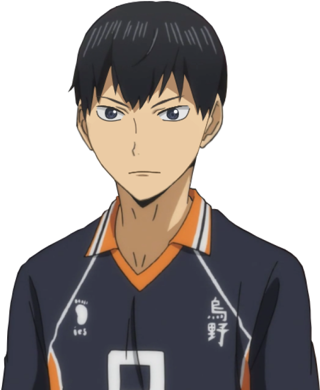 Haikyuu Kageyama Character Portrait PNG Image