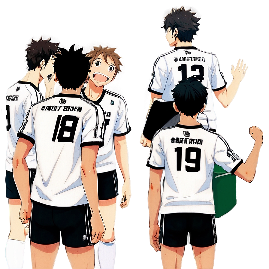 Haikyuu Match Victory Celebration Png 06232024 PNG Image