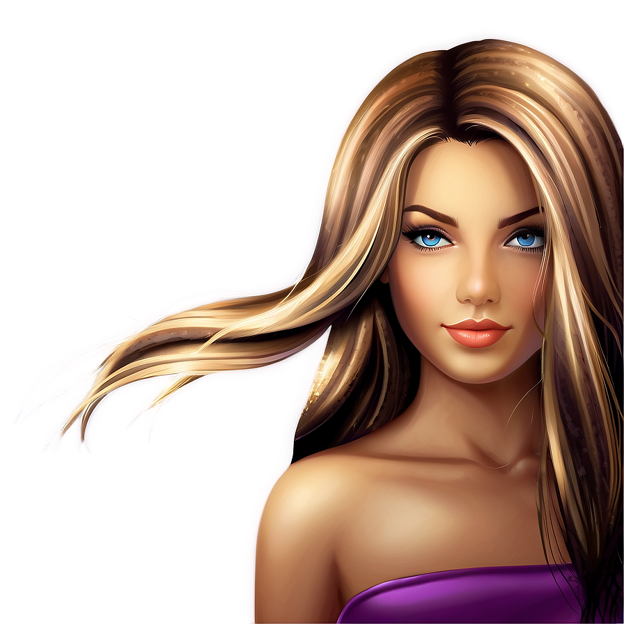 Hair Clipart B PNG Image