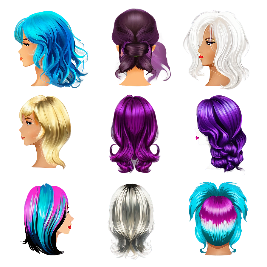 Hair Clipart For Designers Png Kcp PNG Image