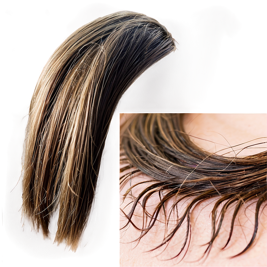 Hair Strand With Split Ends Png Txx PNG Image