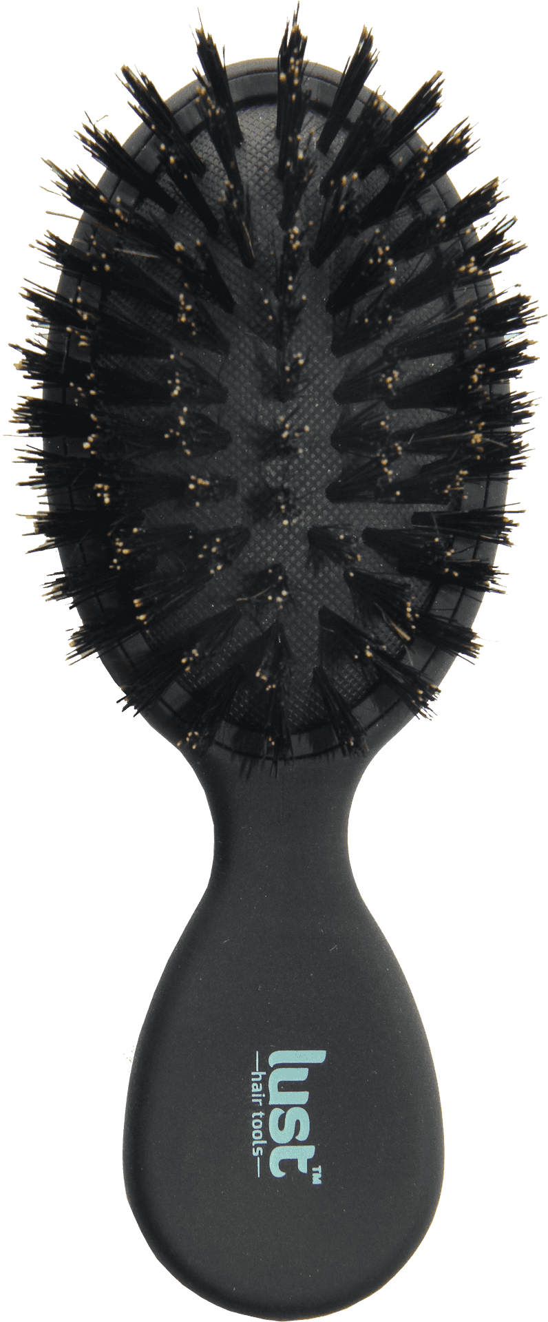 Hairbrushwith Black Bristlesand Handle PNG Image