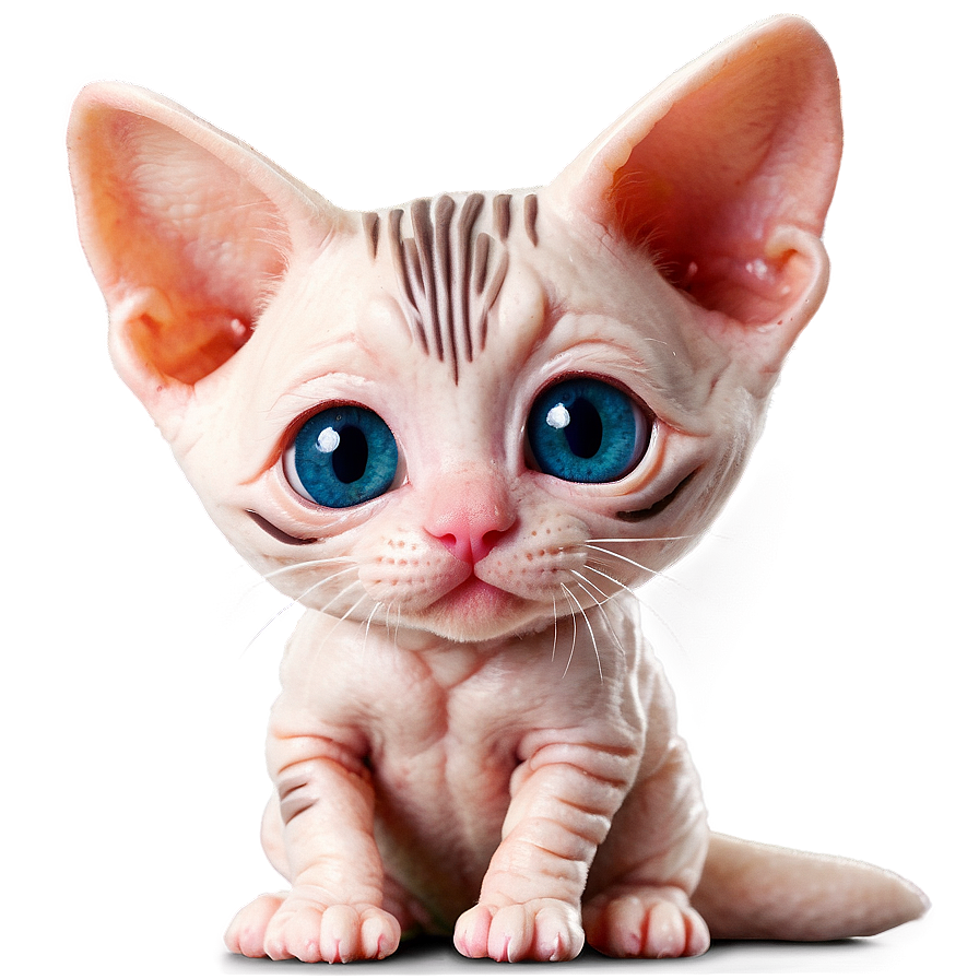 Hairless Kitten Png Epe PNG Image