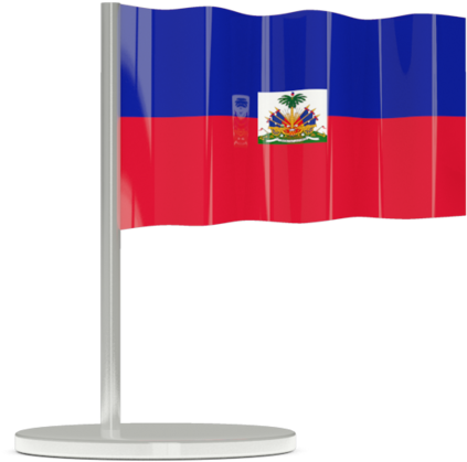 Haiti Flagon Stand PNG Image