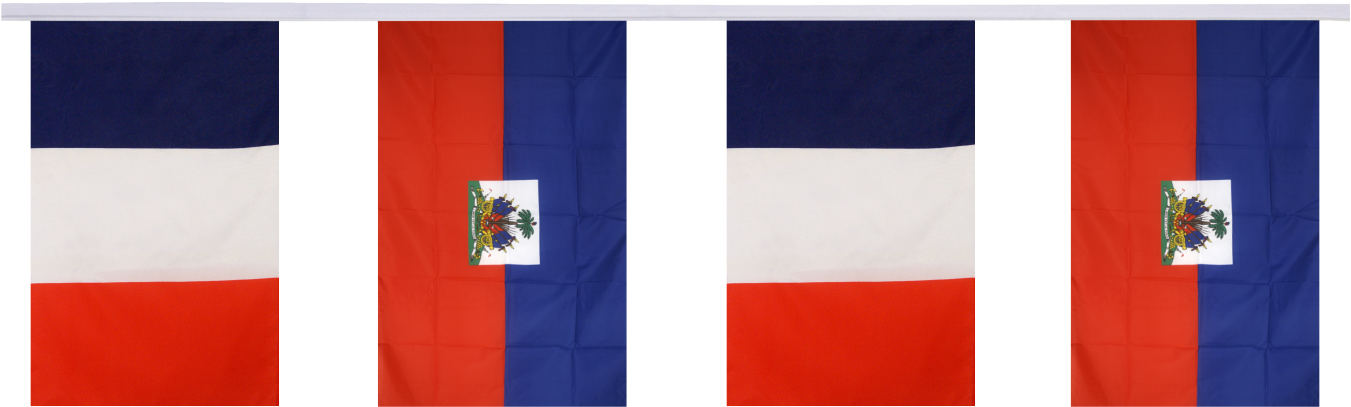 Haitian Flag Design PNG Image