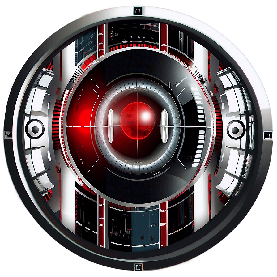 Hal 9000 Ai Illustration Png 06252024 PNG Image