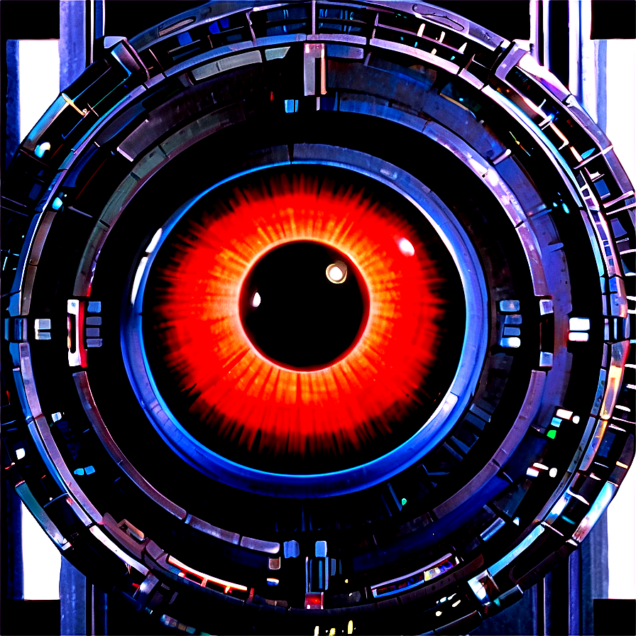 Hal 9000 Space Odyssey Png Mch20 PNG Image