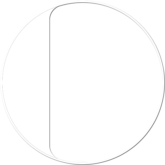 Half Filled Circle Graphic PNG Image