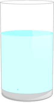 Half Full Glassof Water PNG Image