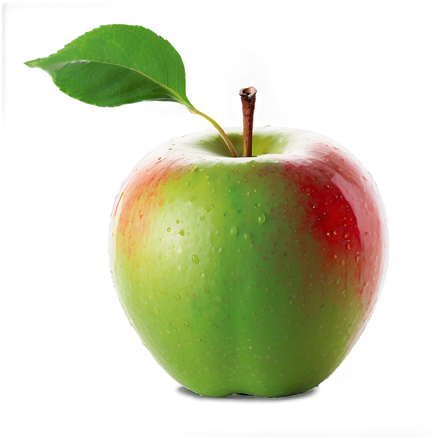 Half Green Apple Png Sno69 PNG Image