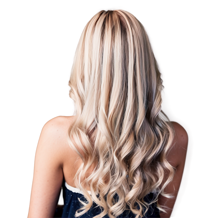 Half-up Hair Waves Style Png Ftn97 PNG Image