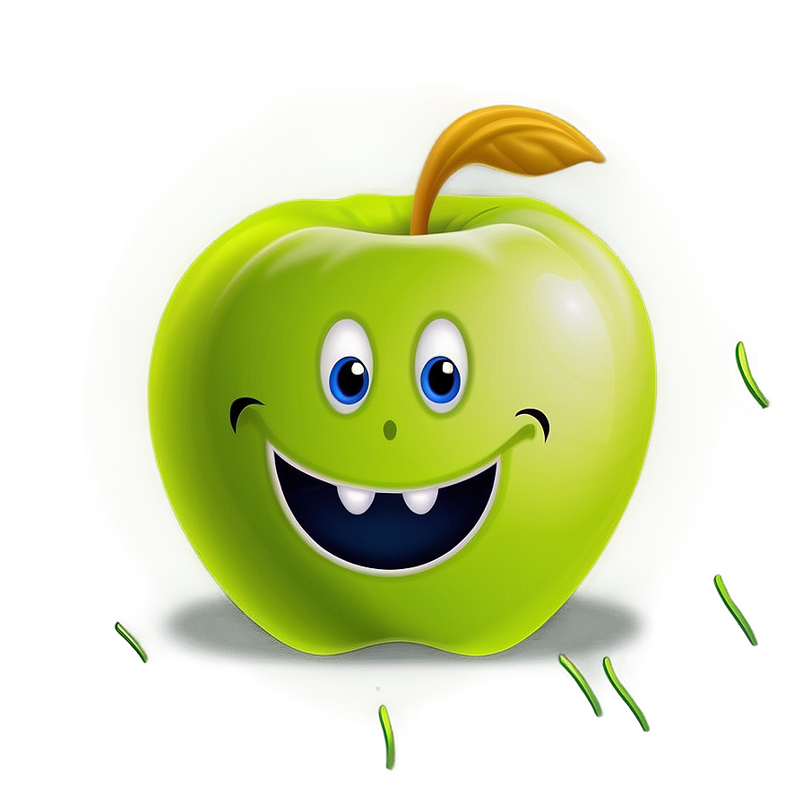 Halloween Apple Cartoon Png Vnr PNG Image