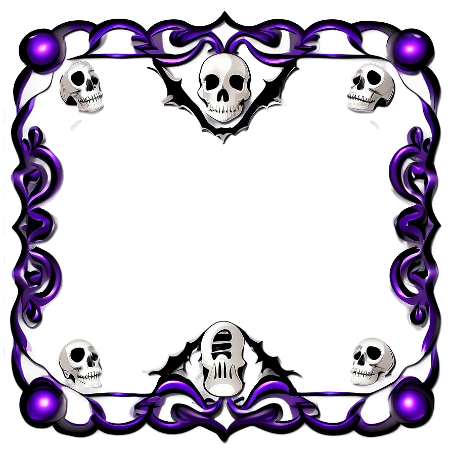 Halloween Border For Certificates Png Fwj PNG Image