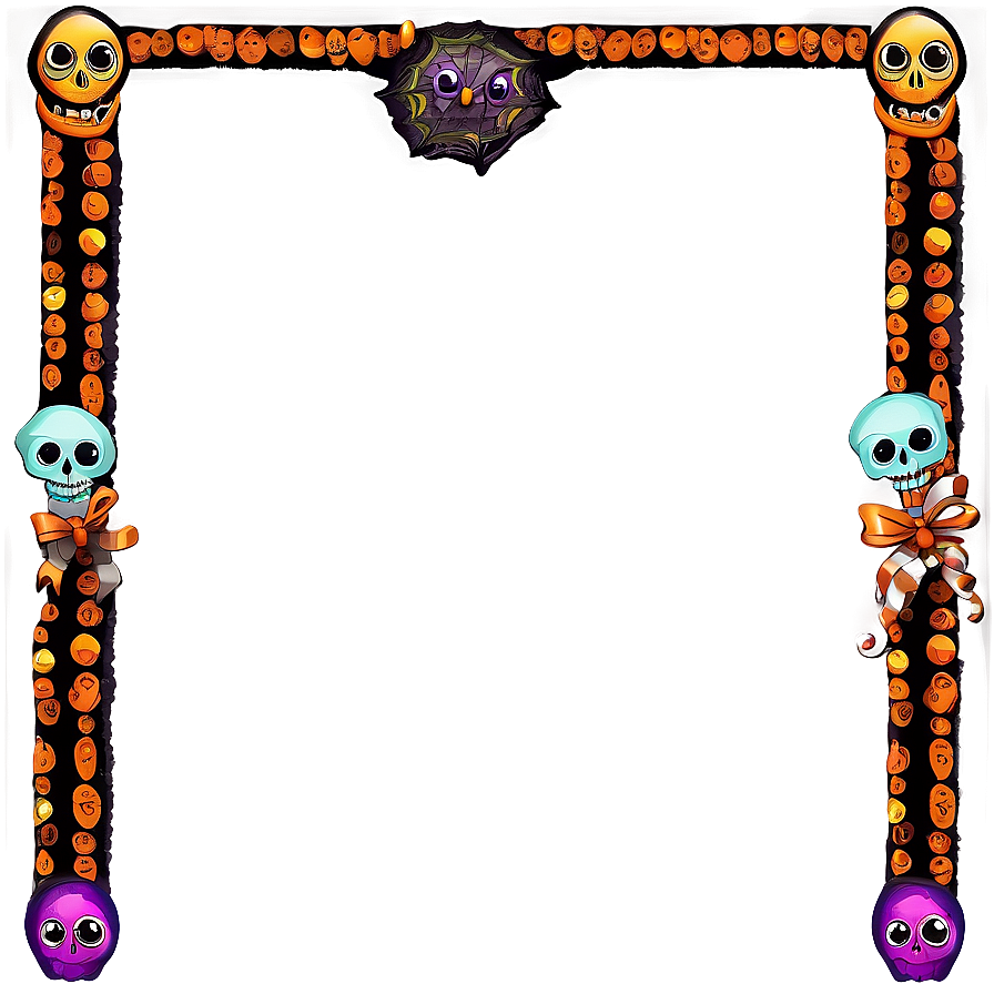 Halloween Border For Scrapbooking Png 8 PNG Image