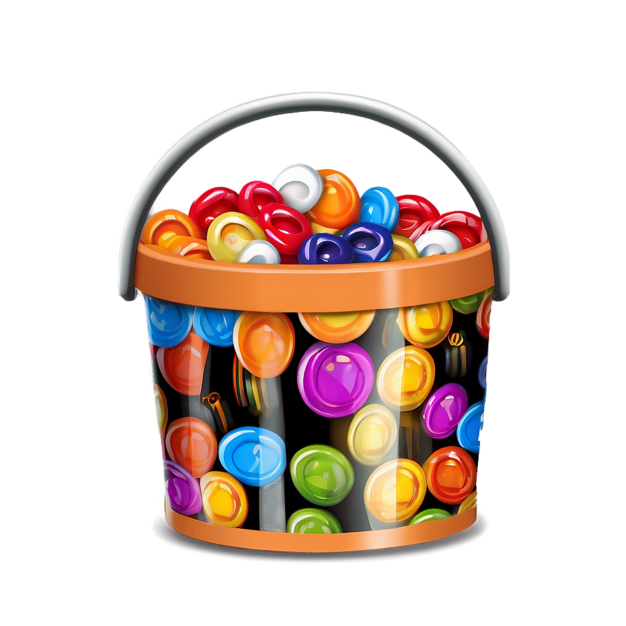 Halloween Candy Bucket Png App PNG Image