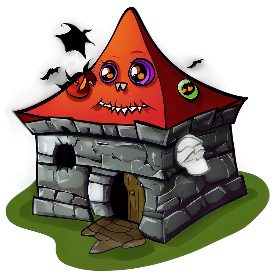 Halloween Cartoon Vampire Castle Png 35 PNG Image