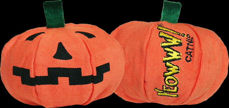 Halloween Catnip Toy Pumpkins PNG Image