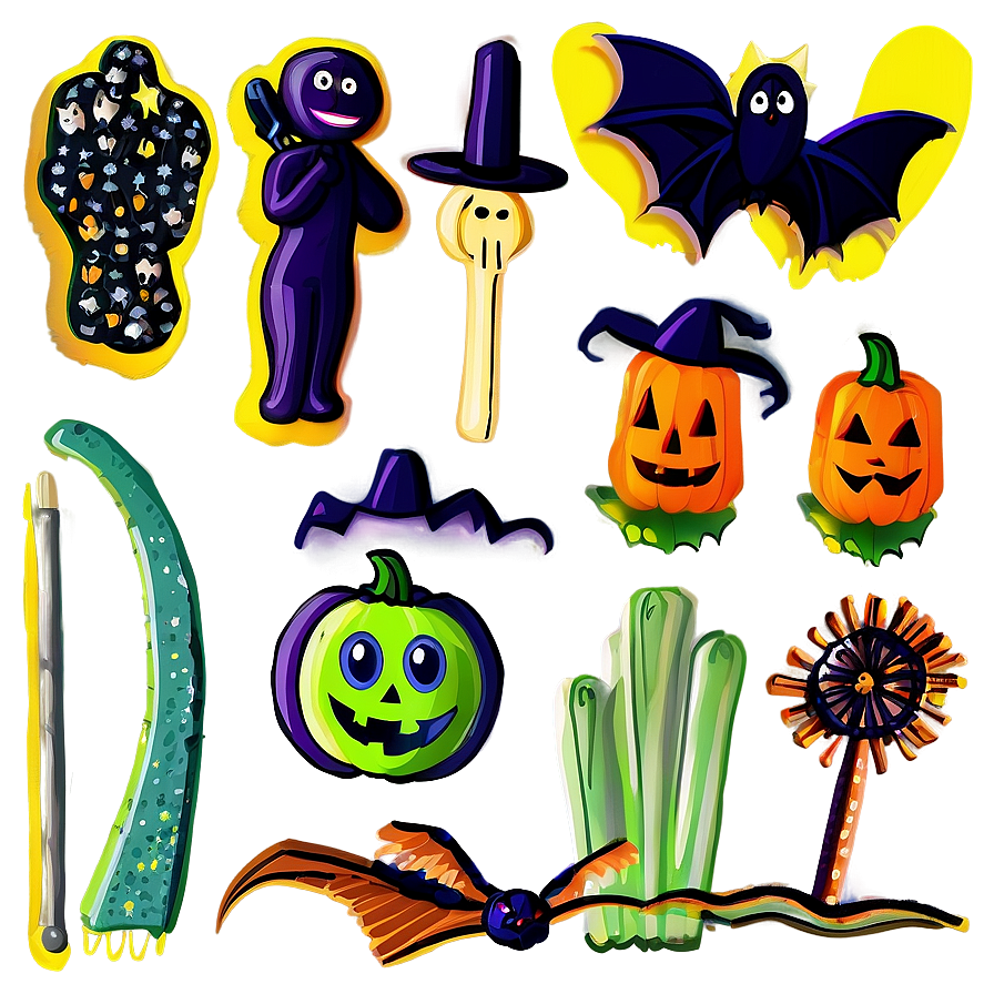 Halloween Doodle Png Twa PNG Image