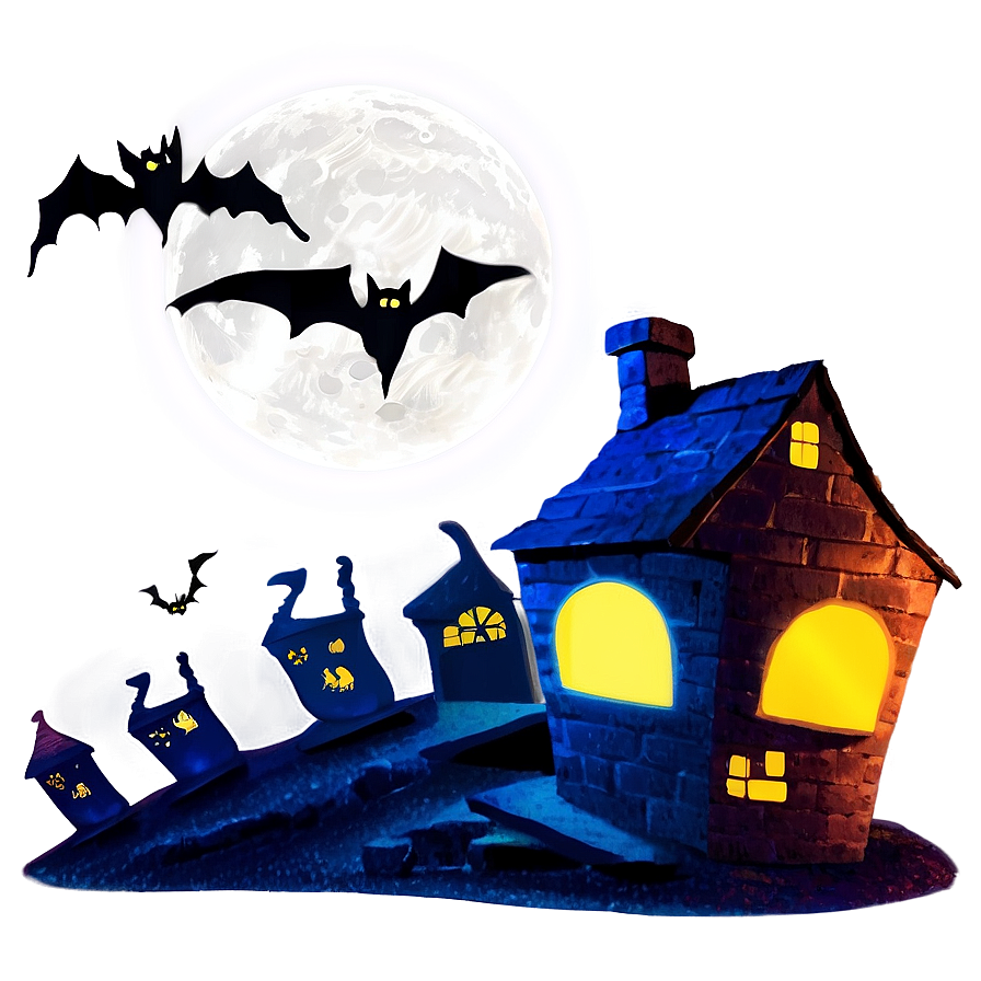 Halloween Eerie Night Png Bjd PNG Image