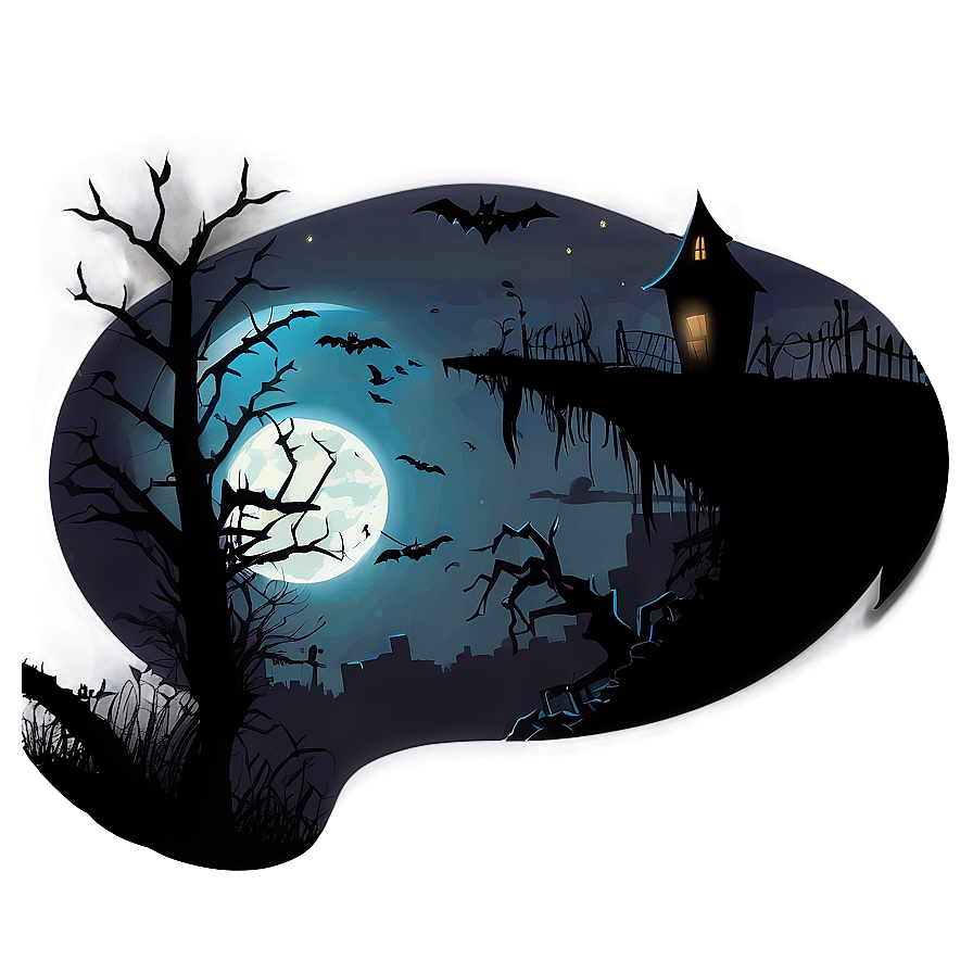 Halloween Eerie Night Png Gst88 PNG Image