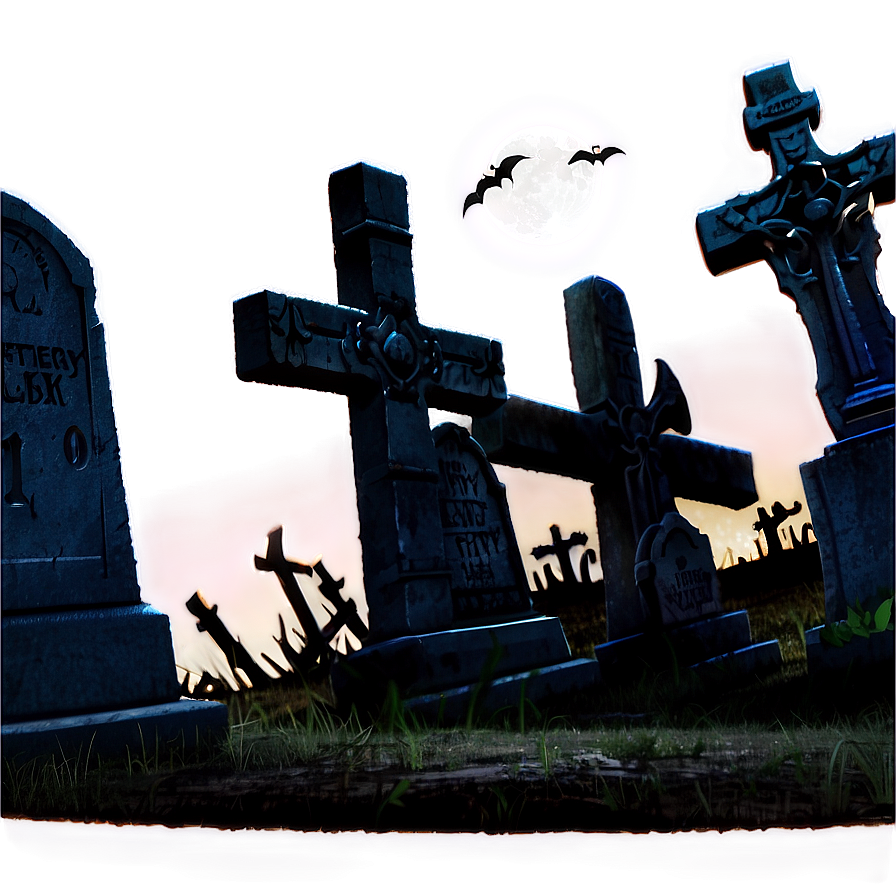 Halloween Graveyard Png 04292024 PNG Image