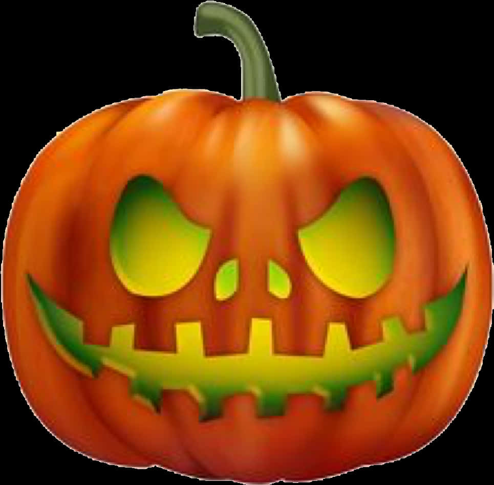 Halloween Jack O Lantern Emoji PNG Image