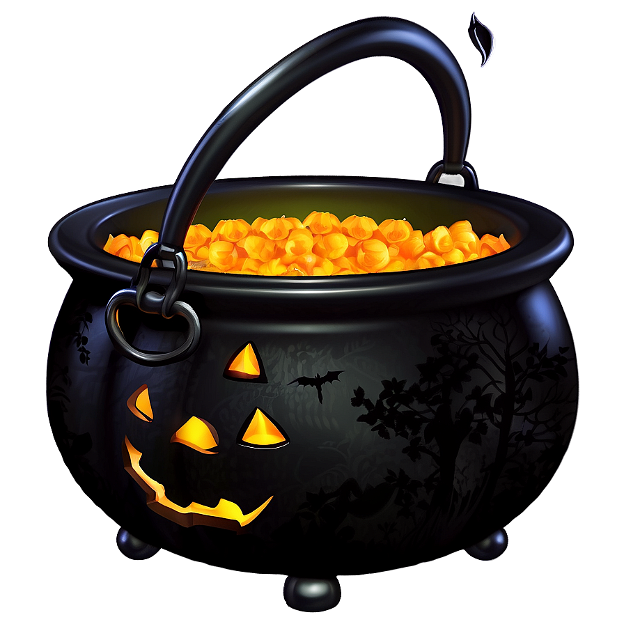 Halloween Night Cauldron Png Ray76 PNG Image