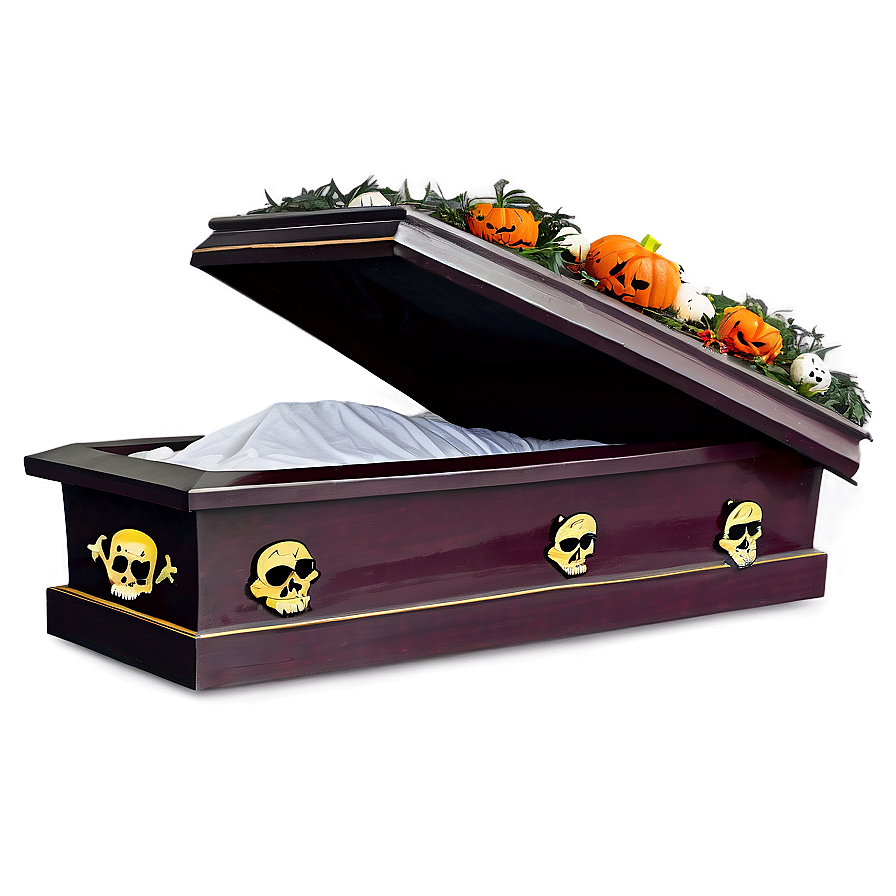 Halloween Open Coffin Png Dym PNG Image