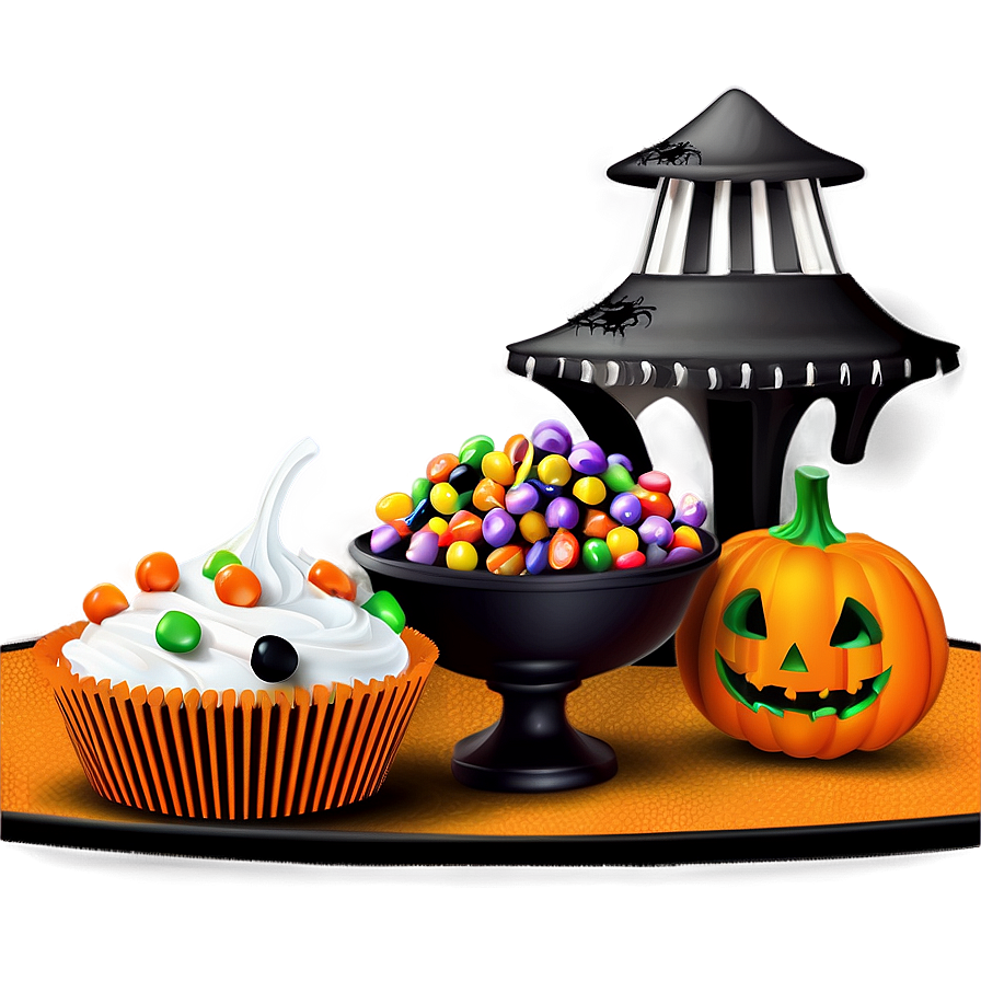 Halloween Party Candy Buffet Png Yrn PNG Image