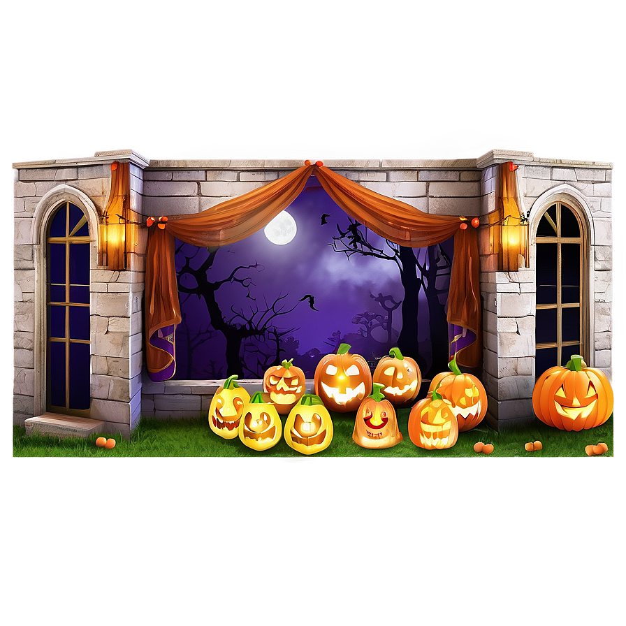 Halloween Party Fortune Telling Corner Png 06262024 PNG Image