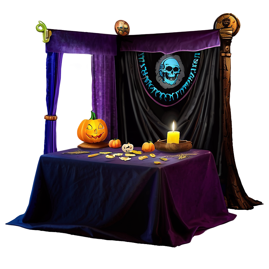 Halloween Party Fortune Telling Corner Png Boy PNG Image