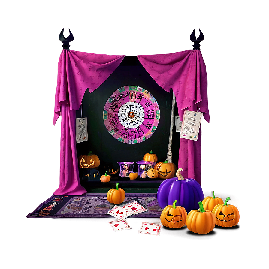 Halloween Party Fortune Telling Corner Png Upv PNG Image