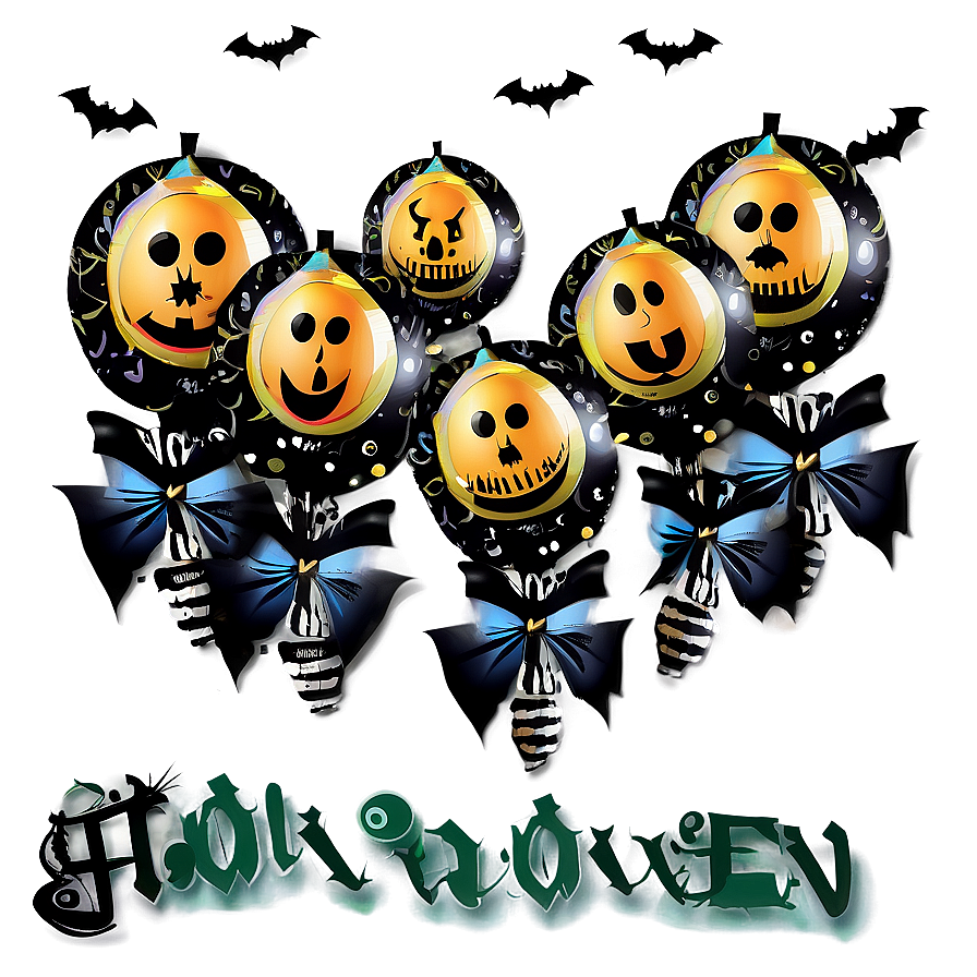 Halloween Party Gothic Decorations Png 06262024 PNG Image