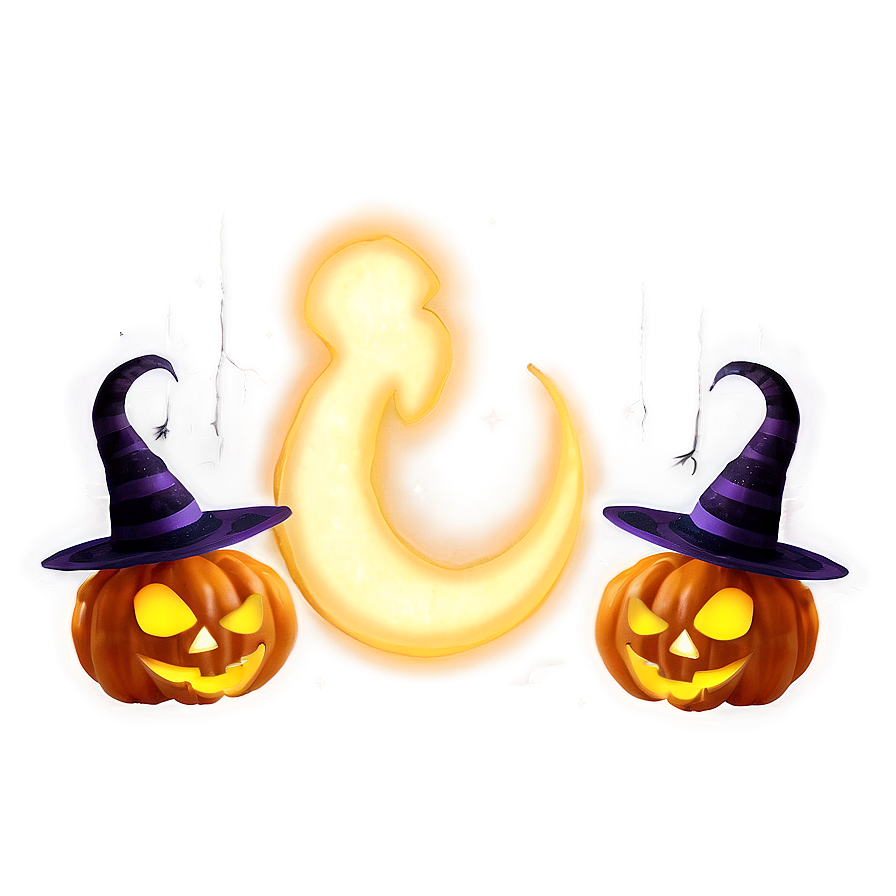 Halloween Party Moonlight Dance Png Wyk34 PNG Image