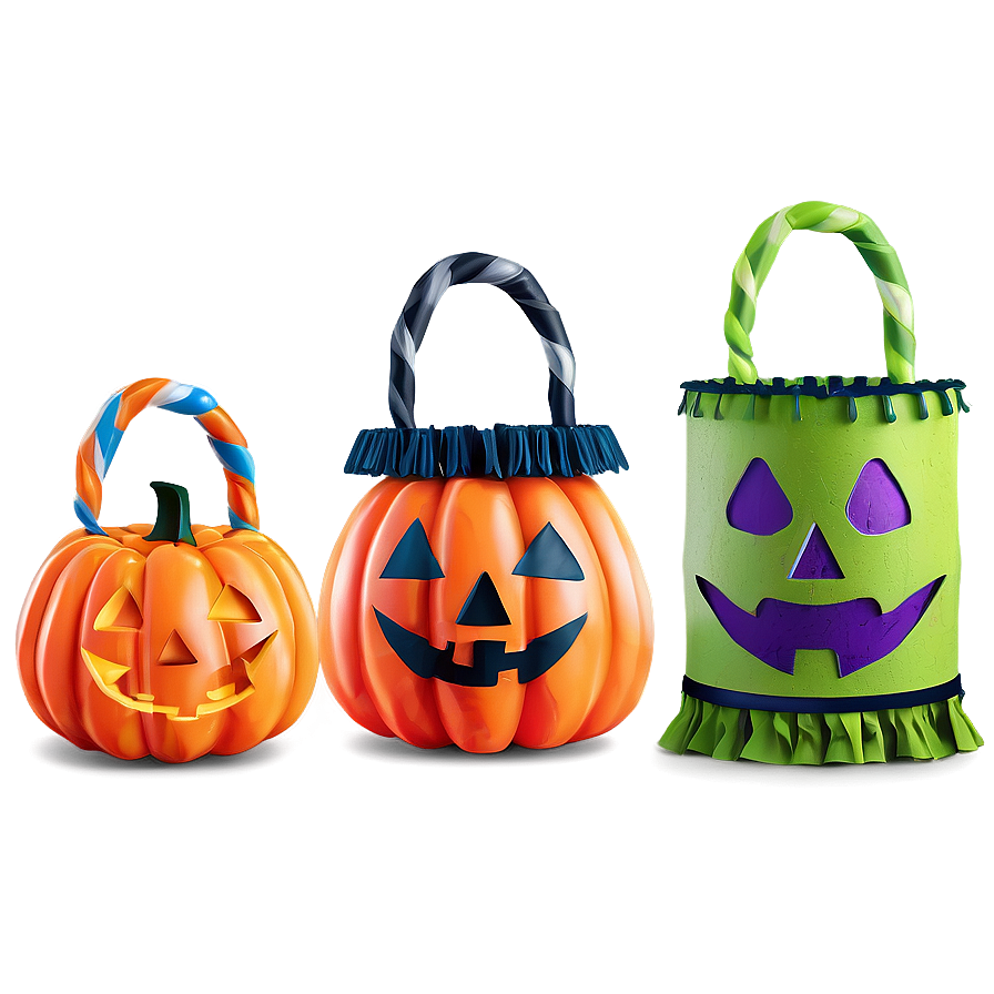 Halloween Party Trick Or Treat Bags Png Ivv72 PNG Image