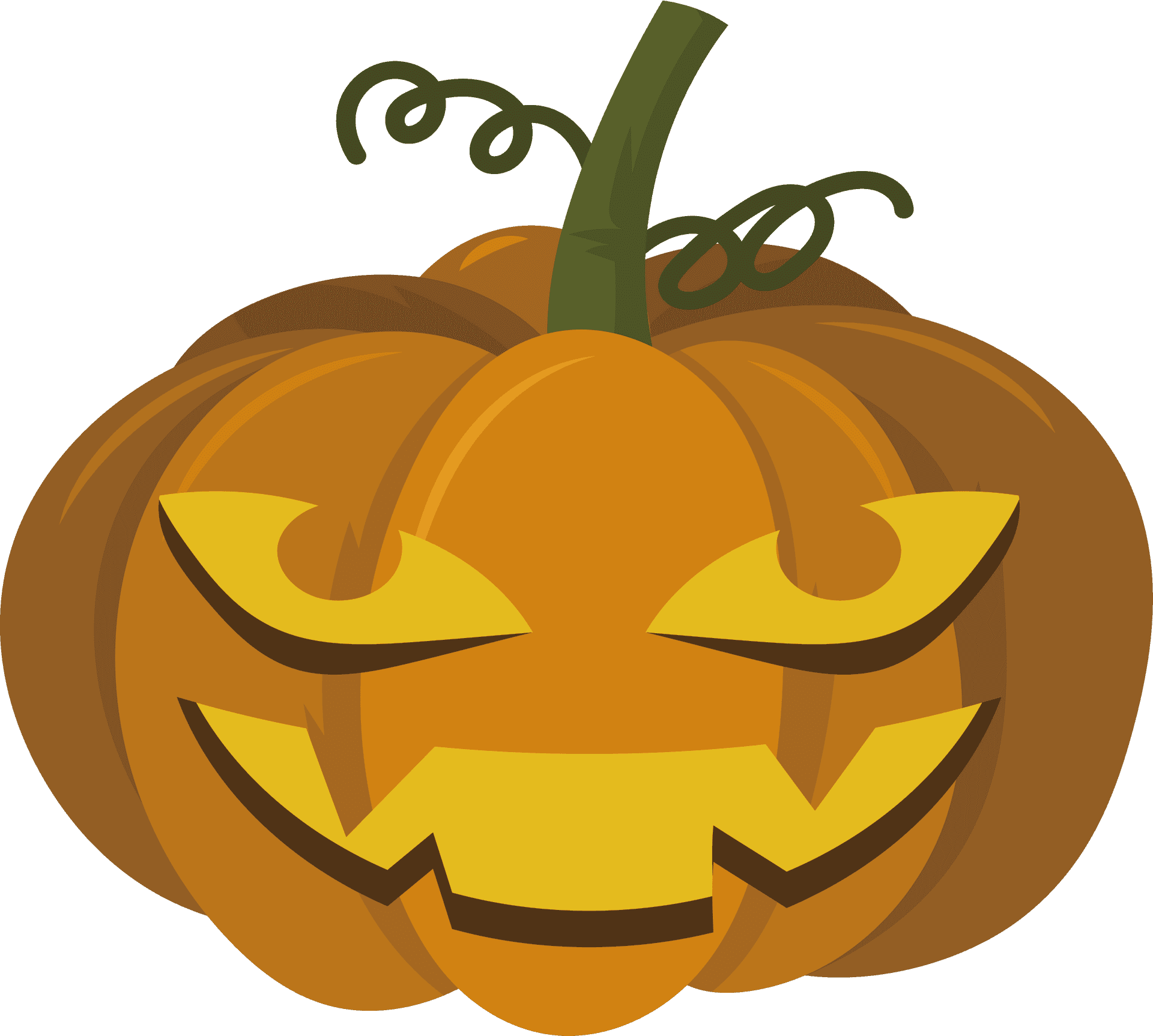 Halloween Pumpkin Carving Illustration PNG Image