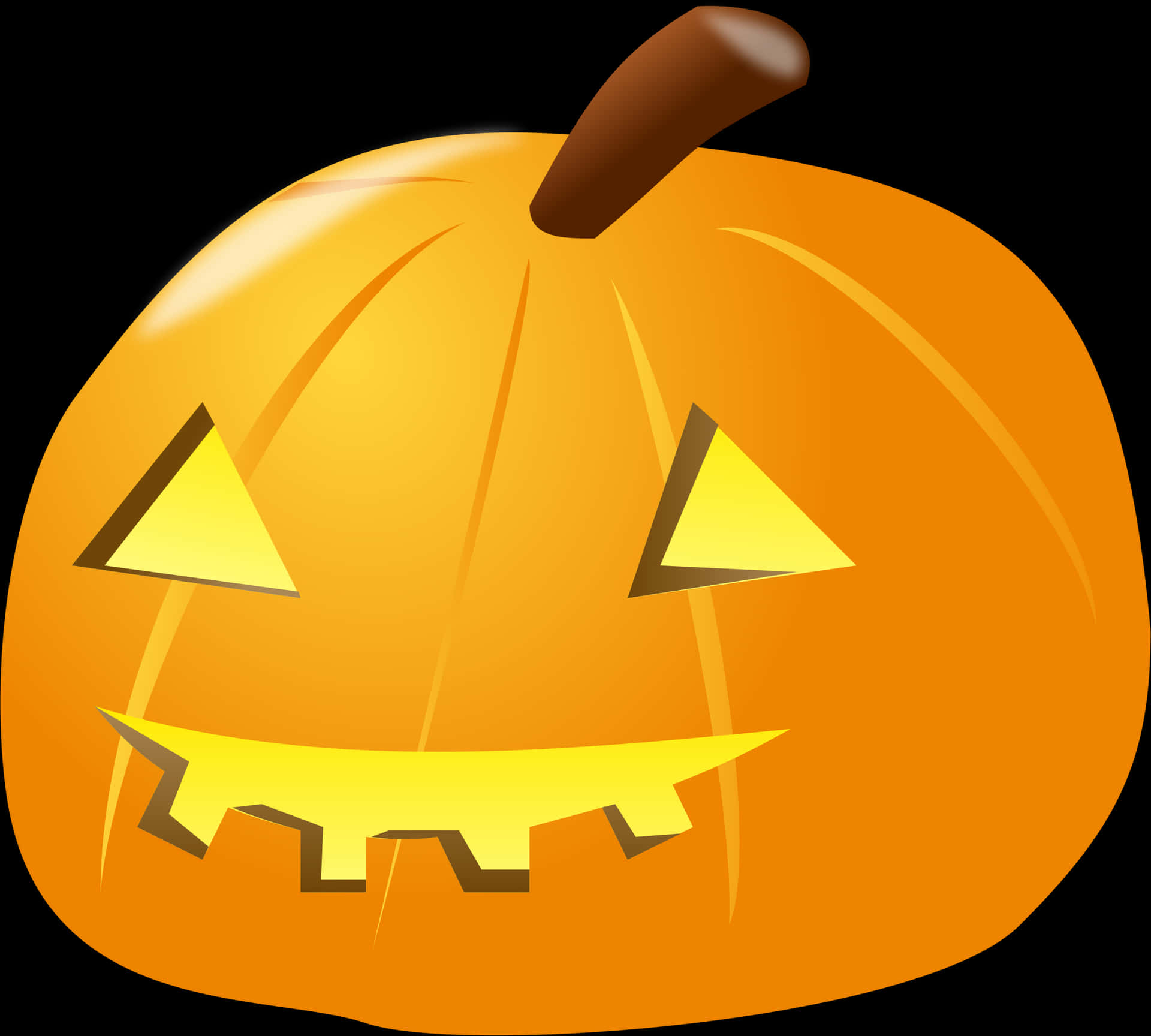 Halloween Pumpkin Emoji PNG Image