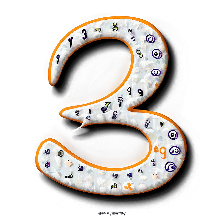 Halloween Theme Numbers Png 80 PNG Image