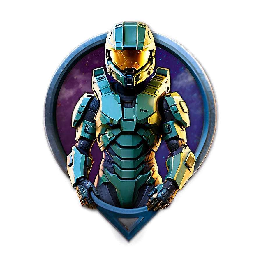 Halo D PNG Image