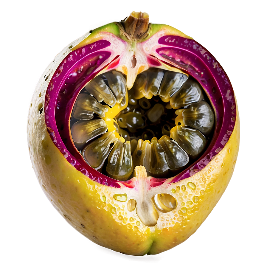 Halved Passion Fruit Png 57 PNG Image