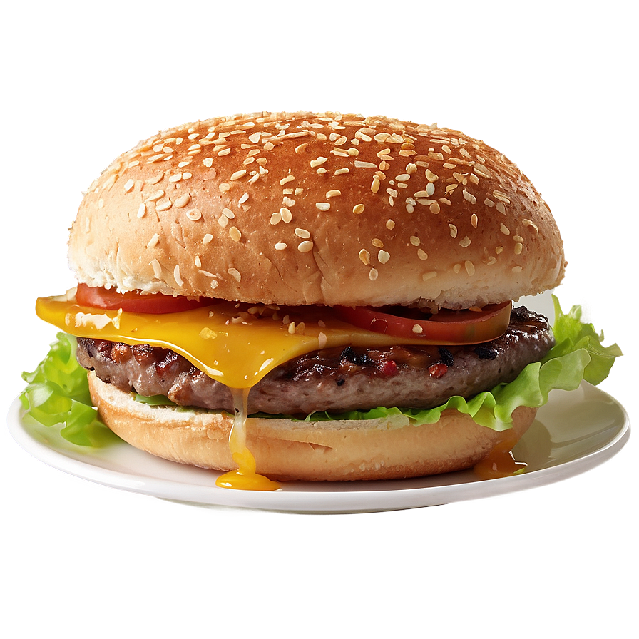 Hamburger With Caramelized Onions Png Arl63 PNG Image