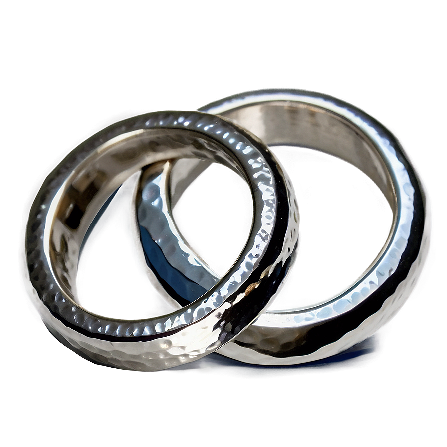 Hammered Silver Ring Png 18 PNG Image