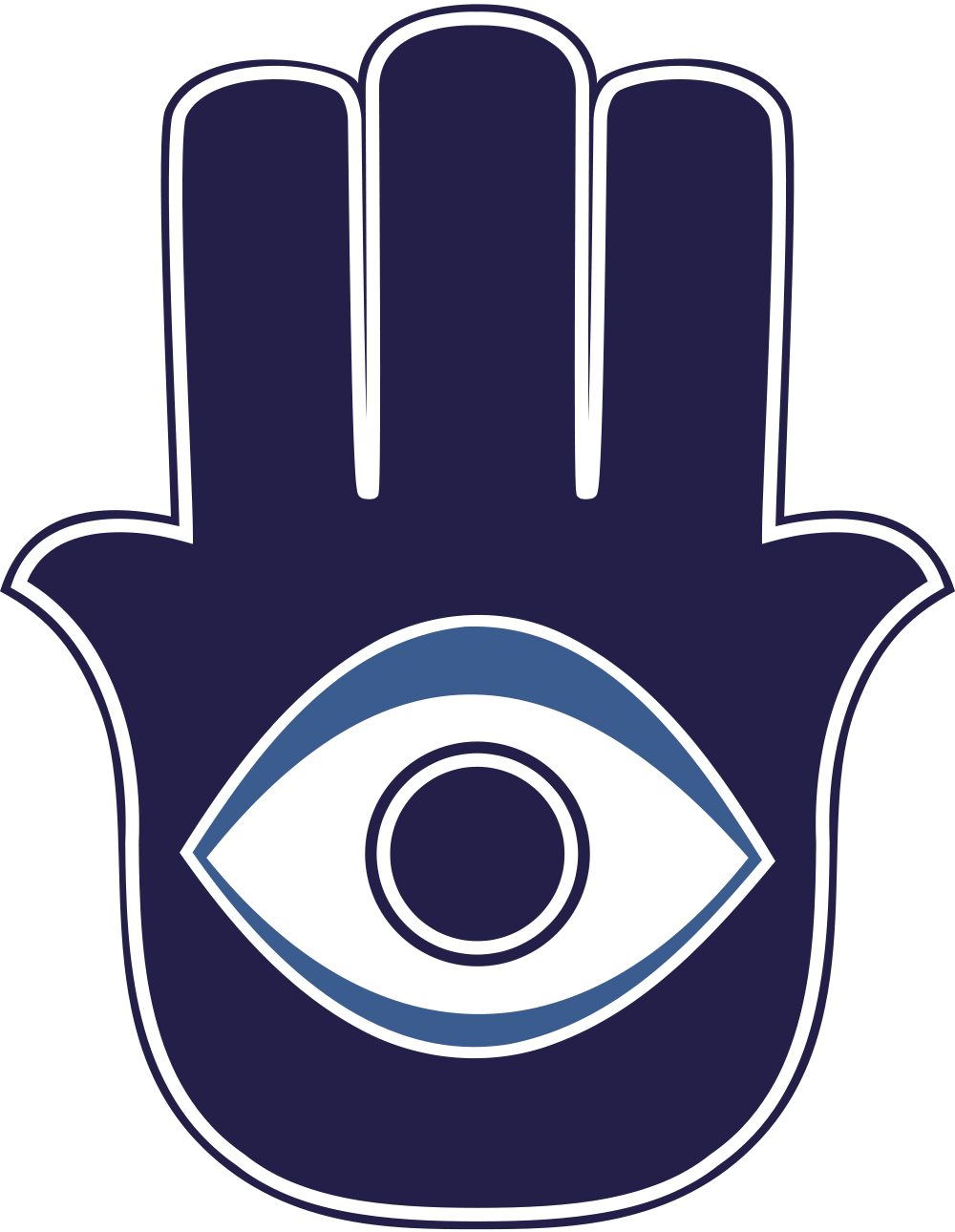 Hamsa Evil Eye Protection Symbol PNG Image