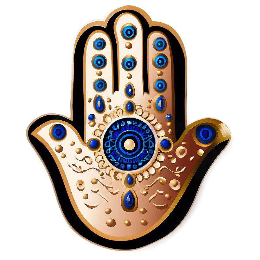 Hamsa Hand Ethnic Design Png Jei70 PNG Image