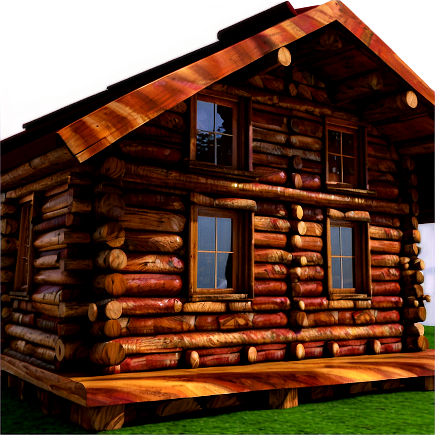 Hand-crafted Log Cabin Png Idi PNG Image