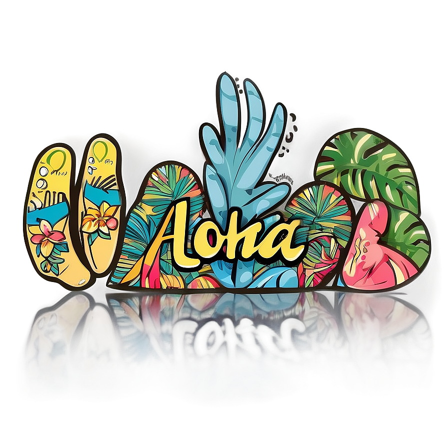 Hand-drawn Aloha Quote Png 62 PNG Image