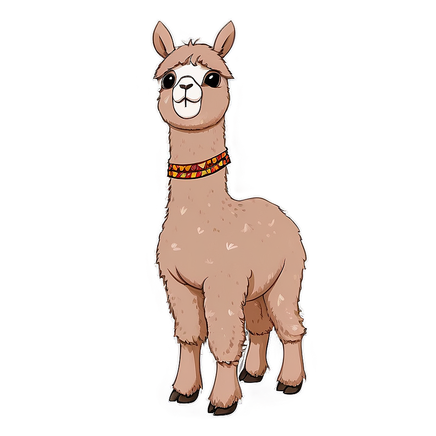 Hand Drawn Alpaca Png Kgy97 PNG Image