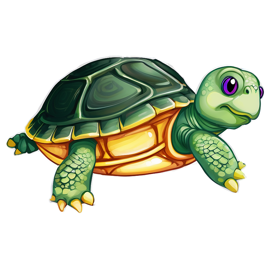 Hand Drawn Baby Turtle Png Fqe5 PNG Image