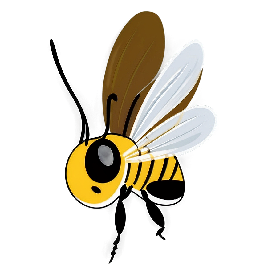 Hand Drawn Bee Png Sqc PNG Image